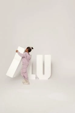 JLUXLABEL LILAC JLUXKIDS UNISEX CARGO JOGGERS