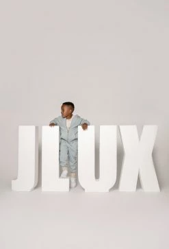 JLUXLABEL SKY BLUE JLUXKIDS UNISEX CARGO JOGGERS