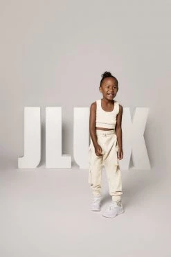JLUXLABEL SALE BUTTERCREAM LILLIE KIDS FLEECE TOP