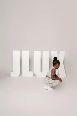 JLUXLABEL GREY LILLIE KIDS FLEECE TOP SALE