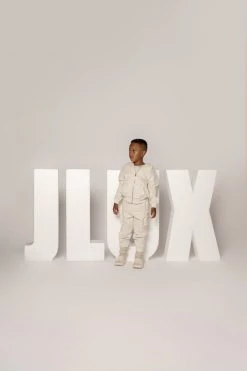 JLUXLABEL BUTTERCREAM JLUXKIDS UNISEX CARGO JOGGERS 31 JLUXLABEL BUTTERCREAM JLUXKIDS UNISEX CARGO JOGGERS
