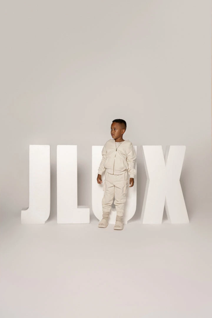 JLUXLABEL BUTTERCREAM JLUXKIDS UNISEX CARGO JOGGERS 11 JLUXLABEL BUTTERCREAM JLUXKIDS UNISEX CARGO JOGGERS