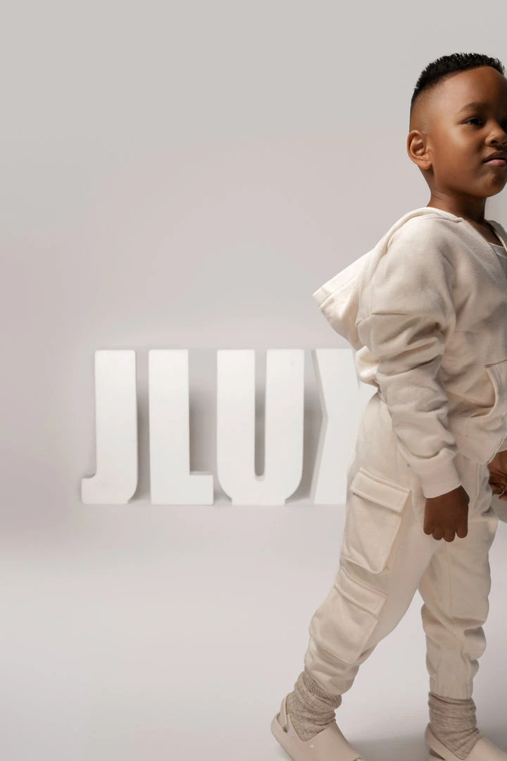 JLUXLABEL BUTTERCREAM JLUXKIDS UNISEX CARGO JOGGERS 12 JLUXLABEL BUTTERCREAM JLUXKIDS UNISEX CARGO JOGGERS