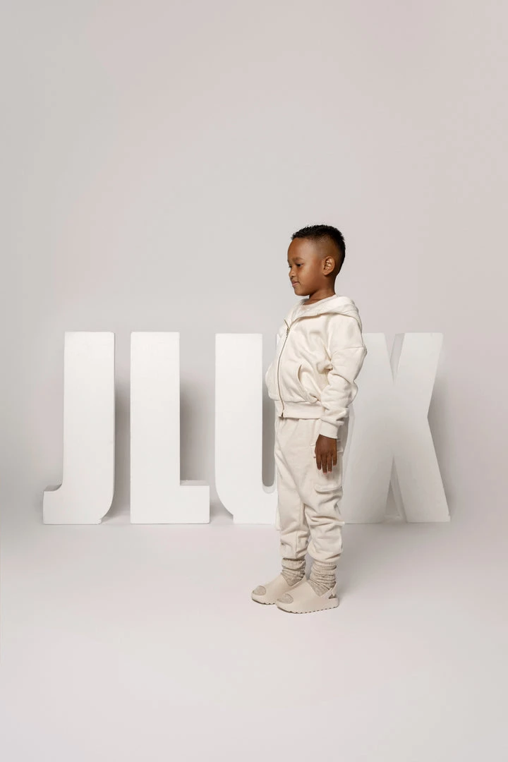 JLUXLABEL BUTTERCREAM JLUXKIDS UNISEX CARGO JOGGERS 20 JLUXLABEL BUTTERCREAM JLUXKIDS UNISEX CARGO JOGGERS