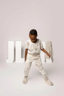 JLUXLABEL BUTTERCREAM JLUXKIDS UNISEX CARGO JOGGERS 37 JLUXLABEL BUTTERCREAM JLUXKIDS UNISEX CARGO JOGGERS