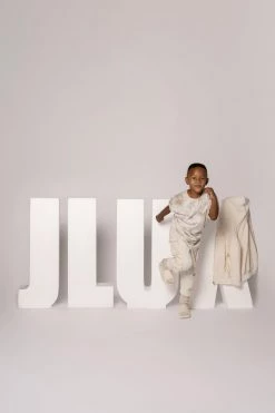 JLUXLABEL BUTTERCREAM JLUXKIDS UNISEX CARGO JOGGERS 34 JLUXLABEL BUTTERCREAM JLUXKIDS UNISEX CARGO JOGGERS