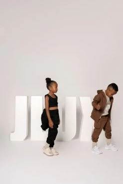 JLUXLABEL PECAN JLUXKIDS UNISEX CARGO JOGGERS