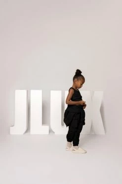 JLUXLABEL BLACK JLUXKIDS UNISEX CARGO JOGGERS 30 JLUXLABEL BLACK JLUXKIDS UNISEX CARGO JOGGERS