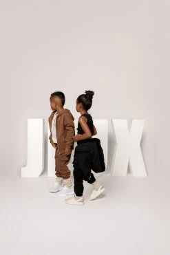 JLUXLABEL BLACK JLUXKIDS UNISEX CARGO JOGGERS 31 JLUXLABEL BLACK JLUXKIDS UNISEX CARGO JOGGERS