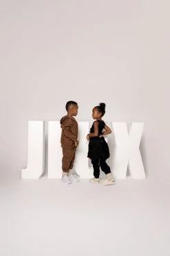 JLUXLABEL BLACK JLUXKIDS UNISEX CARGO JOGGERS 28 JLUXLABEL BLACK JLUXKIDS UNISEX CARGO JOGGERS
