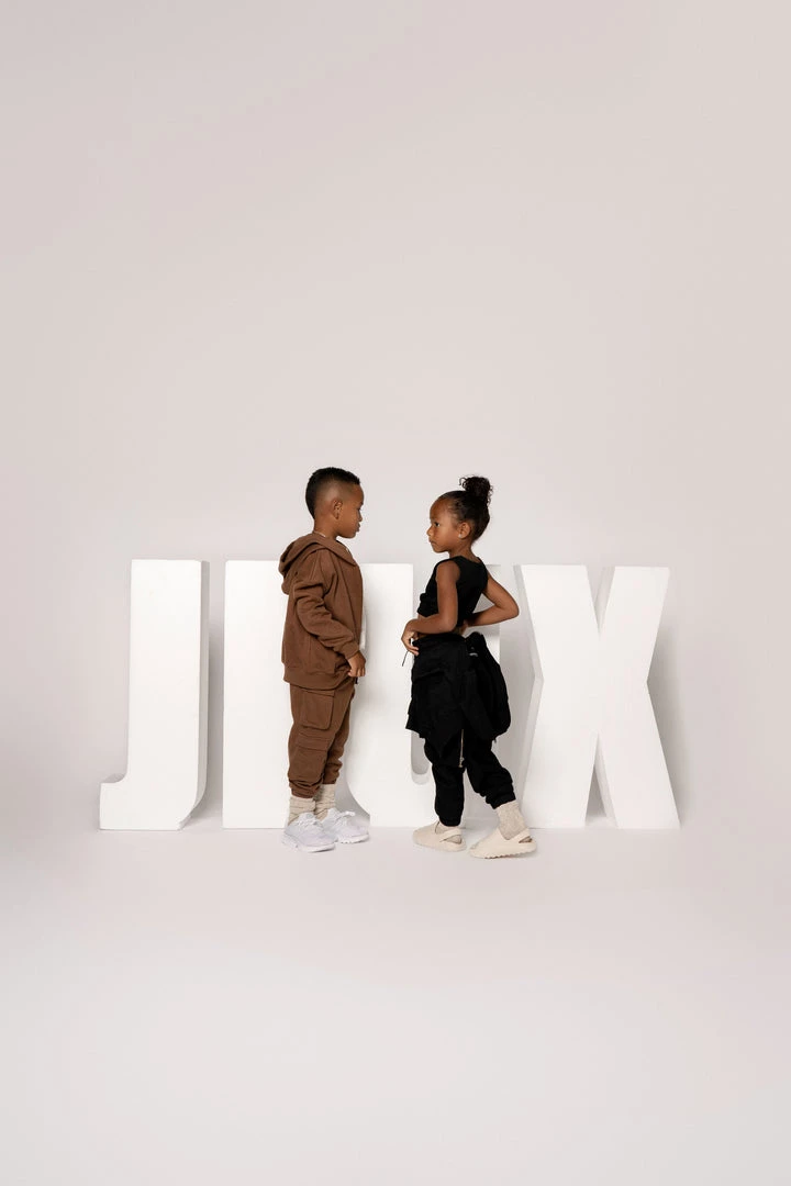 JLUXLABEL BLACK JLUXKIDS UNISEX CARGO JOGGERS 13 JLUXLABEL BLACK JLUXKIDS UNISEX CARGO JOGGERS