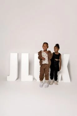 JLUXLABEL PECAN JLUXKIDS FLEECE UNISEX HOODIE