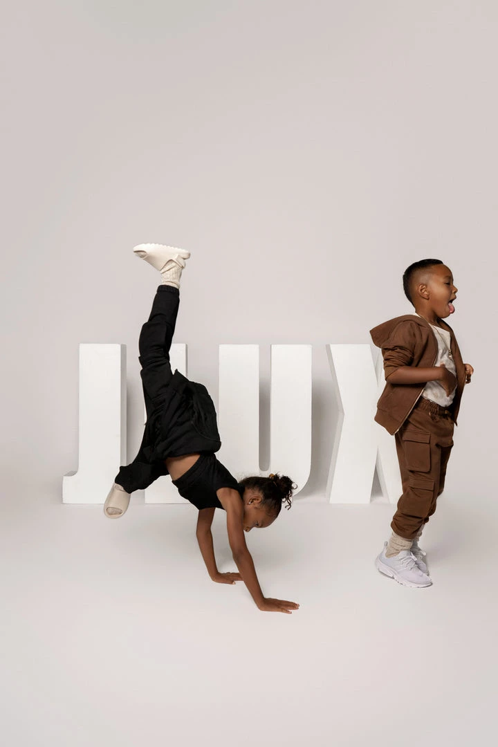 JLUXLABEL BLACK JLUXKIDS UNISEX CARGO JOGGERS 12 JLUXLABEL BLACK JLUXKIDS UNISEX CARGO JOGGERS