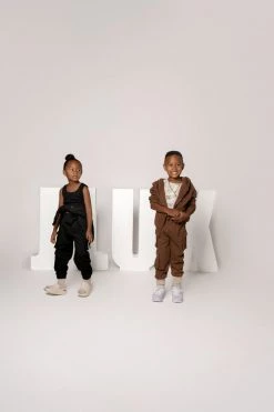 JLUXLABEL BLACK JLUXKIDS UNISEX CARGO JOGGERS 20 JLUXLABEL BLACK JLUXKIDS UNISEX CARGO JOGGERS