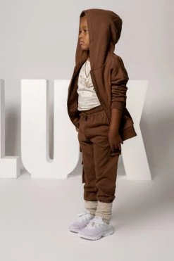 JLUXLABEL PECAN JLUXKIDS UNISEX CARGO JOGGERS