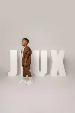 JLUXLABEL PECAN JLUXKIDS UNISEX CARGO JOGGERS