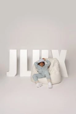 JLUXLABEL SKY BLUE JLUXKIDS FLEECE UNISEX HOODIE