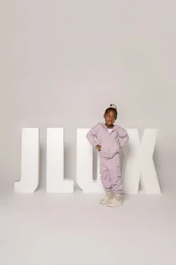 JLUXLABEL LILAC JLUXKIDS UNISEX CARGO JOGGERS