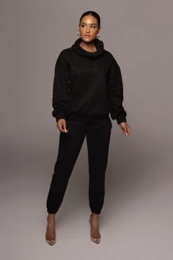 JLUXLABEL BLACK BELEN UNISEX PULLOVER SALE