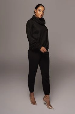 JLUXLABEL BLACK BELEN UNISEX PULLOVER SALE