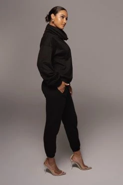 JLUXLABEL BLACK BELEN UNISEX PULLOVER SALE