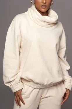 JLUXLABEL SALE BUTTERCREAM BELEN UNISEX PULLOVER 20 JLUXLABEL SALE BUTTERCREAM BELEN UNISEX PULLOVER