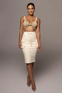 JLUXLABEL MOSS KILEY CROP TOP