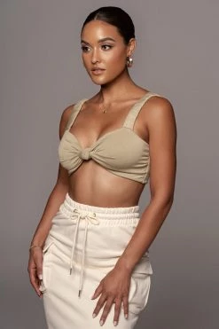 JLUXLABEL MOSS KILEY CROP TOP