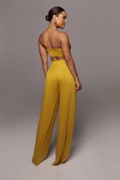 JLUXLABEL JLUXBASIX YELLOW TORY TWO PIECE SET