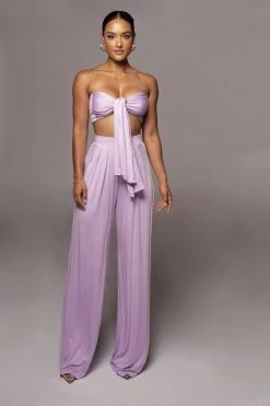 JLUXLABEL JLUXBASIX LILAC TORY TWO PIECE SET