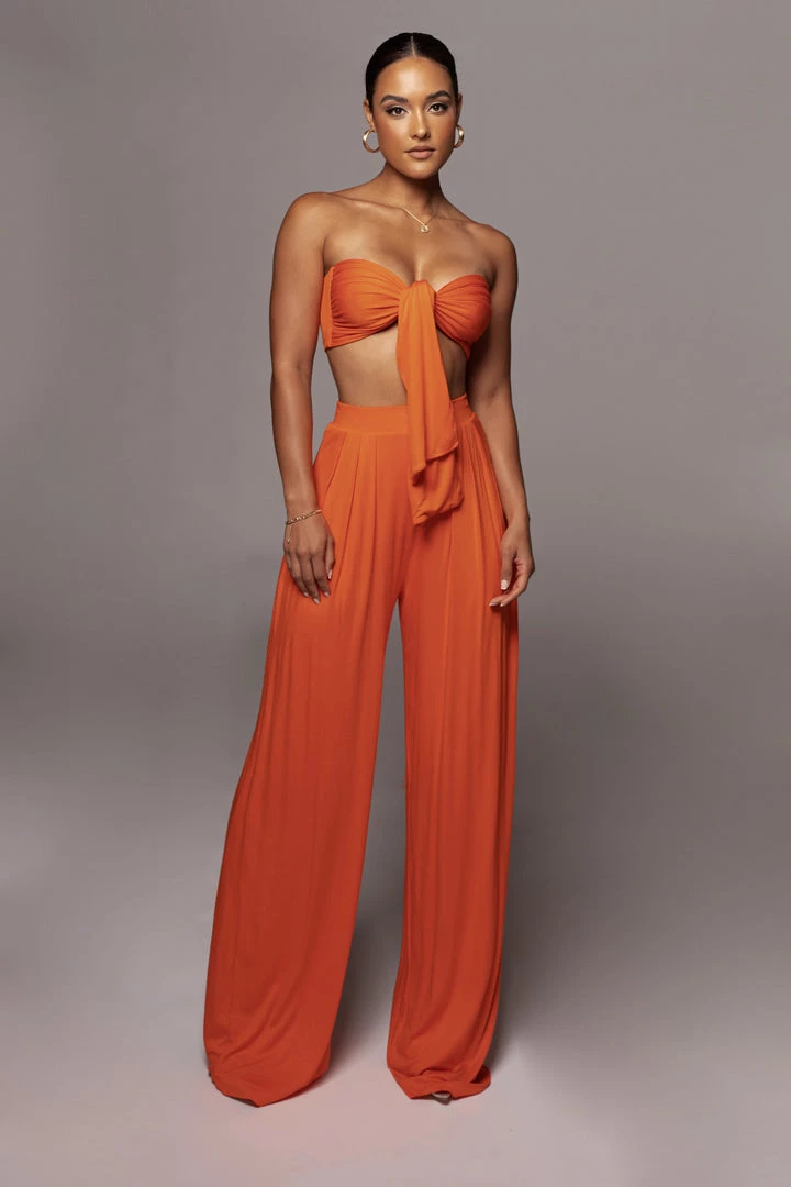 JLUXLABEL JLUXBASIX TANGERINE TORY TWO PIECE SET 5 JLUXLABEL JLUXBASIX TANGERINE TORY TWO PIECE SET