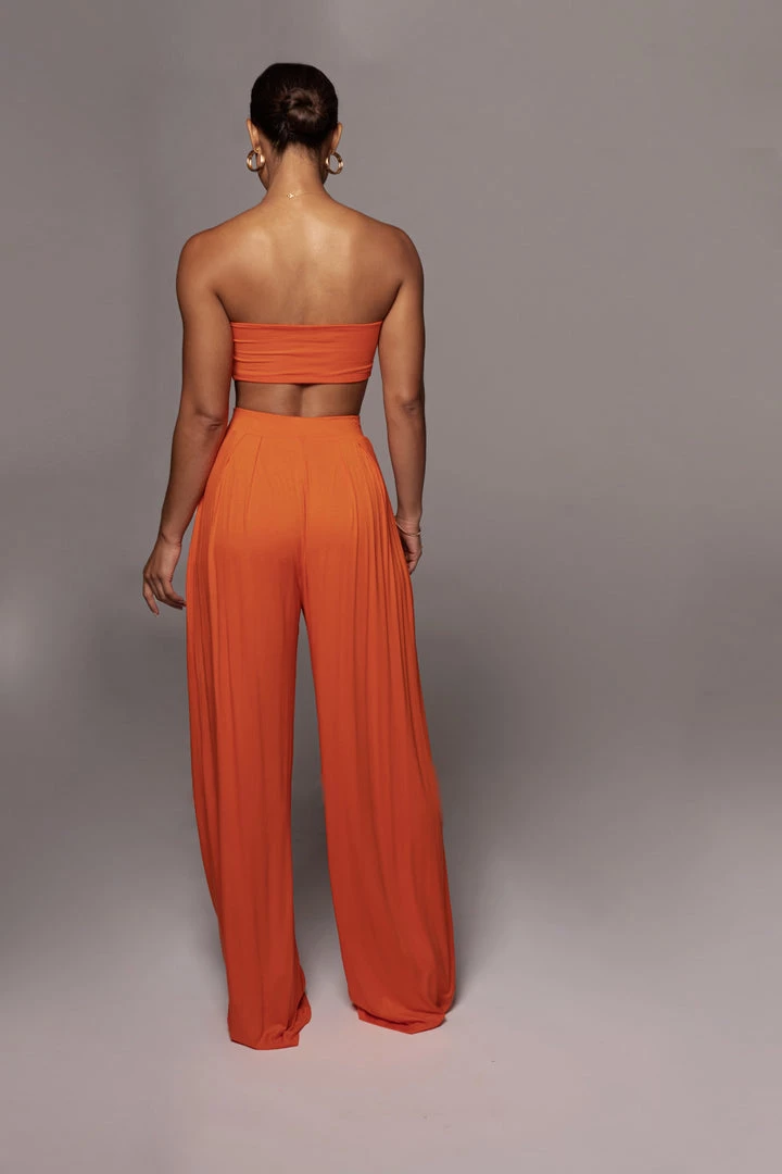 JLUXLABEL JLUXBASIX TANGERINE TORY TWO PIECE SET 7 JLUXLABEL JLUXBASIX TANGERINE TORY TWO PIECE SET
