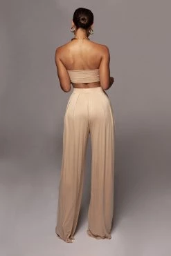 JLUXLABEL NEW ARRIVALS JLUXBASIX TAN TORY TWO PIECE SET