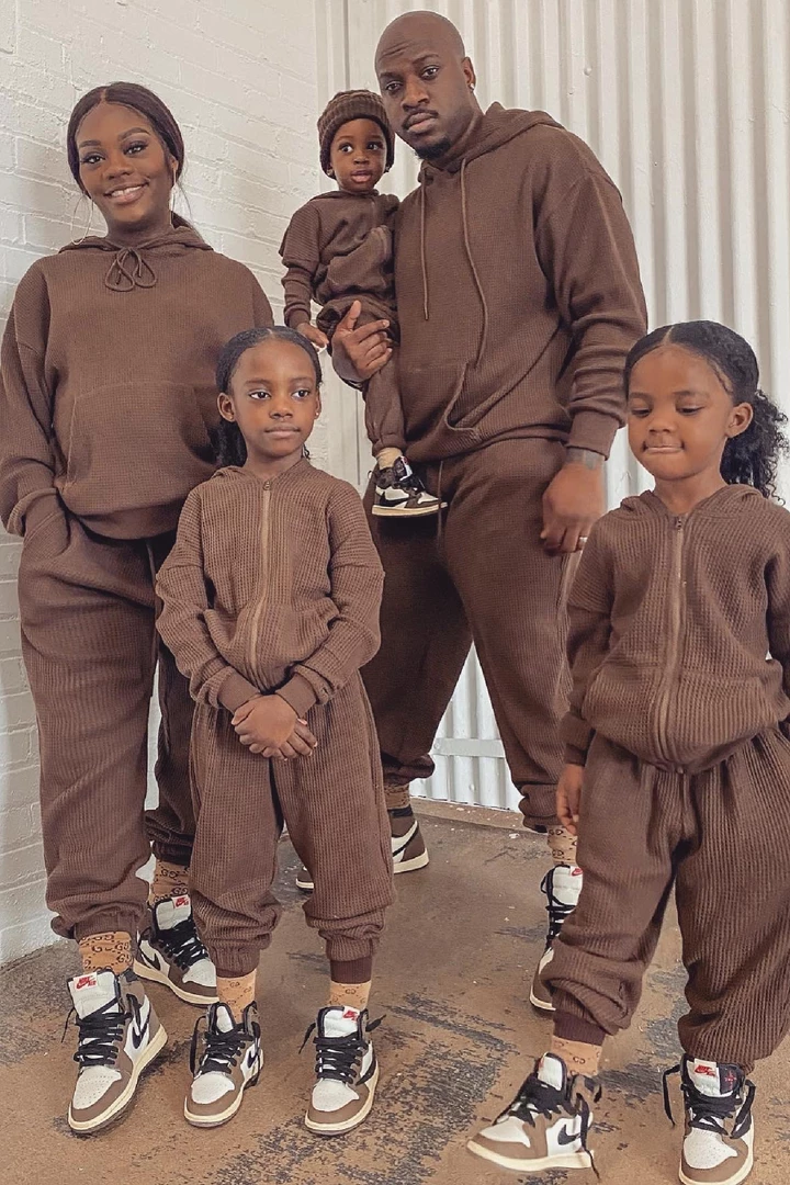 JLUXLABEL CHOCOLATE MILAN KIDS WAFFLE HOODIE 3 JLUXLABEL CHOCOLATE MILAN KIDS WAFFLE HOODIE