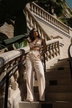 JLUXLABEL NEW ARRIVALS BUTTERCREAM GOING STEADY BRALETTE TOP 34 JLUXLABEL NEW ARRIVALS BUTTERCREAM GOING STEADY BRALETTE TOP