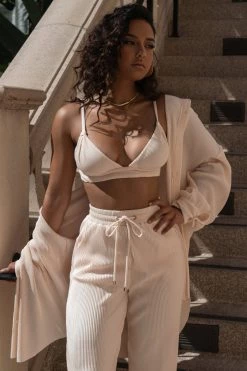 JLUXLABEL BUTTERCREAM DINA BUTTON DOWN TOP