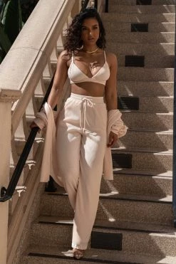 JLUXLABEL NEW ARRIVALS BUTTERCREAM GOING STEADY BRALETTE TOP