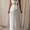 JLUXLABEL WHITE MORE LOVE LINEN SET NEW ARRIVALS 1 JLUXLABEL WHITE MORE LOVE LINEN SET NEW ARRIVALS