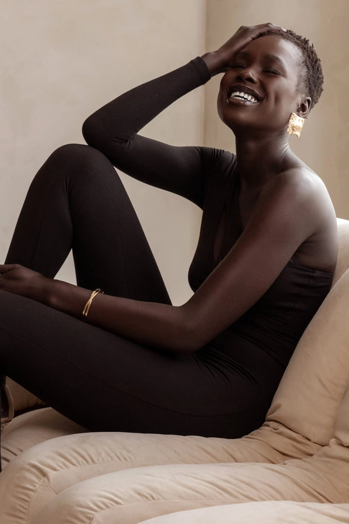 Fame Accessories GOLD DAYANA EARRINGS 7 Fame Accessories GOLD DAYANA EARRINGS