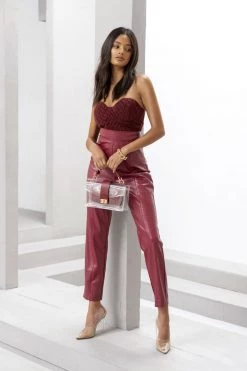 JLUXLABEL BERRY BRISTOL CROC PANTS SALE