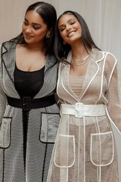 JLUXLABEL BLACK BEXLEY COAT OUTERWEAR