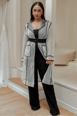 JLUXLABEL BLACK BEXLEY COAT OUTERWEAR