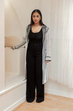 JLUXLABEL BLACK BEXLEY COAT OUTERWEAR