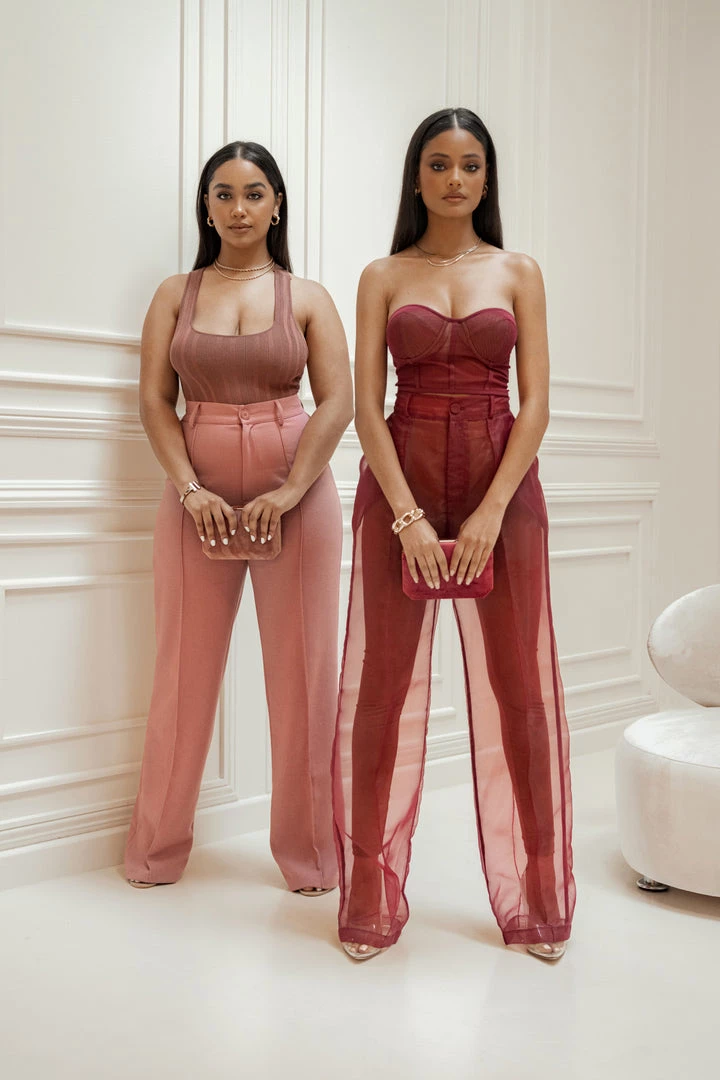 JLUXLABEL BERRY LIVY ORGANZA PANT NEW ARRIVALS 7 JLUXLABEL BERRY LIVY ORGANZA PANT NEW ARRIVALS