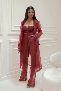 JLUXLABEL BERRY LIVY ORGANZA PANT NEW ARRIVALS 37 JLUXLABEL BERRY LIVY ORGANZA PANT NEW ARRIVALS