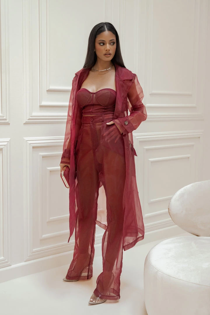 JLUXLABEL BERRY LIVY ORGANZA PANT NEW ARRIVALS 17 JLUXLABEL BERRY LIVY ORGANZA PANT NEW ARRIVALS