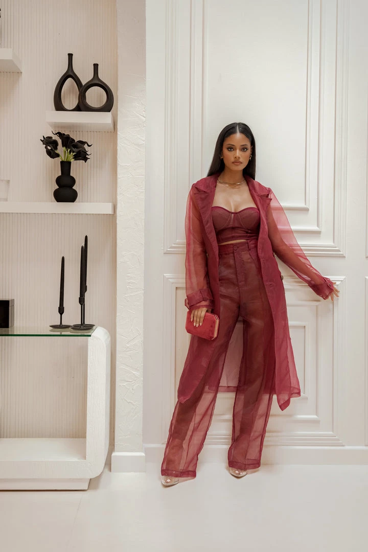 JLUXLABEL BERRY LIVY ORGANZA PANT NEW ARRIVALS 12 JLUXLABEL BERRY LIVY ORGANZA PANT NEW ARRIVALS