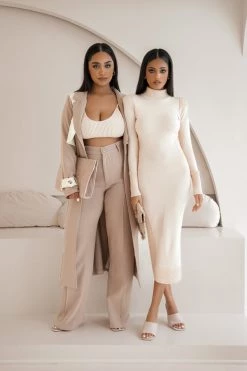 JLUXLABEL BOTTOMS CAPPUCCINO ARLETTE TROUSERS