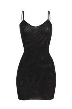JLUXLABEL NOIR MESH LAYERING MINI DRESS UNDERGARMENT NEW ARRIVALS
